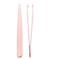 TITANIA Solingen Gold Rose pinzeta šikmá