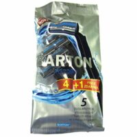 Jednorázový holící strojek 2břit.-lubrikační pásek 4+1