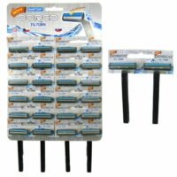 DISPLAY 24ks-jednorázový holící strojek 2břit.zvlh.pásek TG708N (1ks)