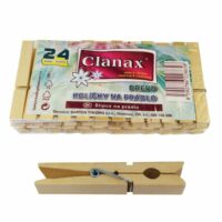 Clanax dřevěné kolíčky na prádlo 24 ks