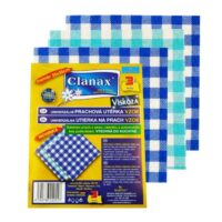 Utěrka viskóza VZOR 35x35, 125g 3ks - netkaná